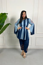 Dual Tone Embroidered Farsi Salwar Kurta Set