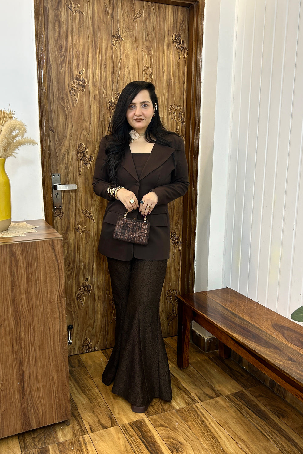 Cocoa Luxe Power Suit
