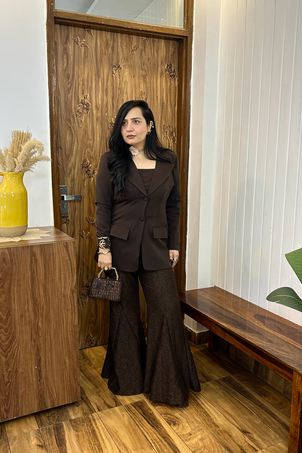 Cocoa Luxe Power Suit