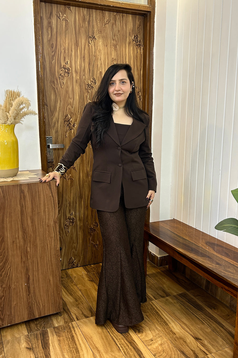 Cocoa Luxe Power Suit