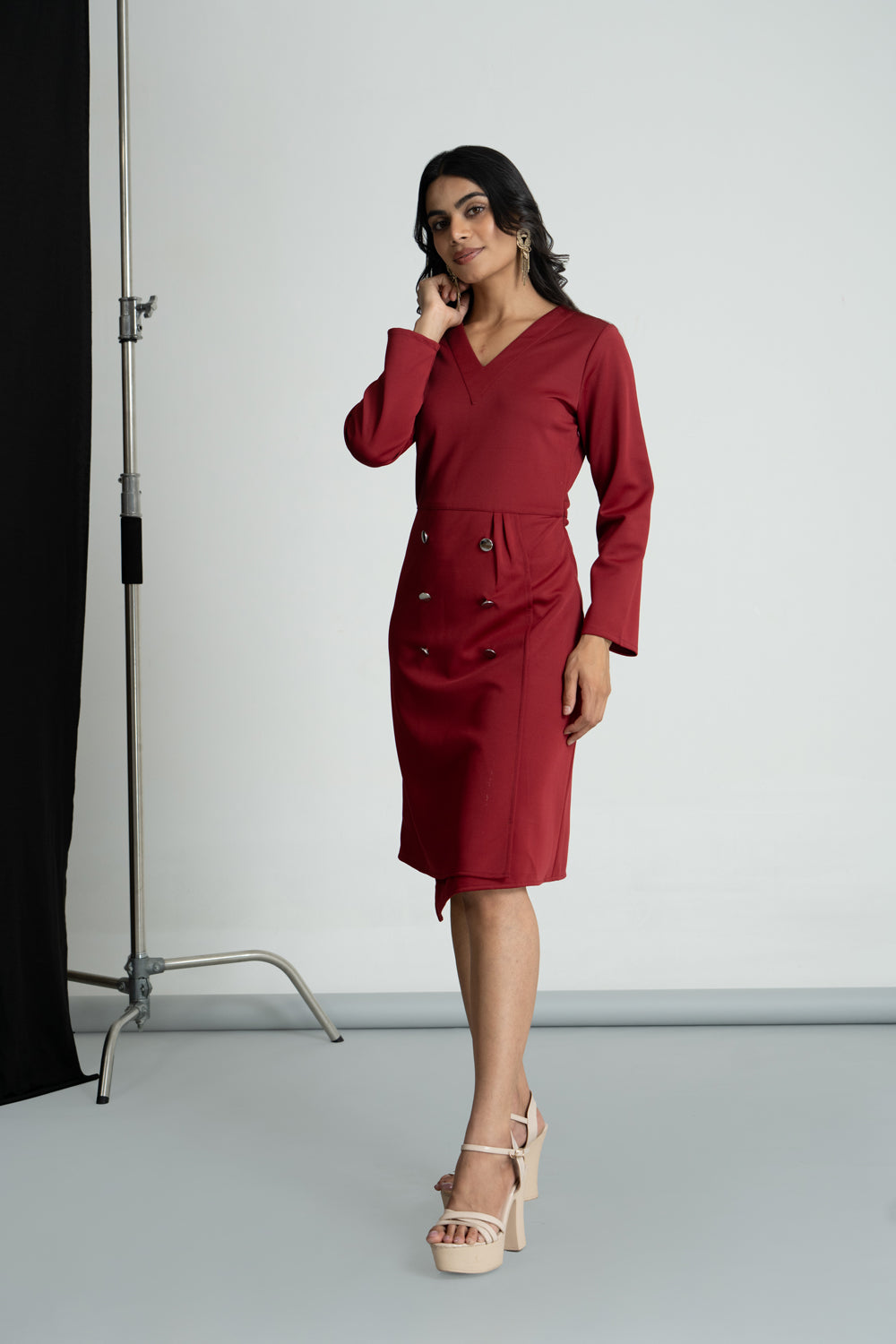 Maroon Formal Dress