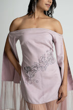 Mauve Suede Dress