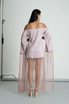 Mauve Suede Dress