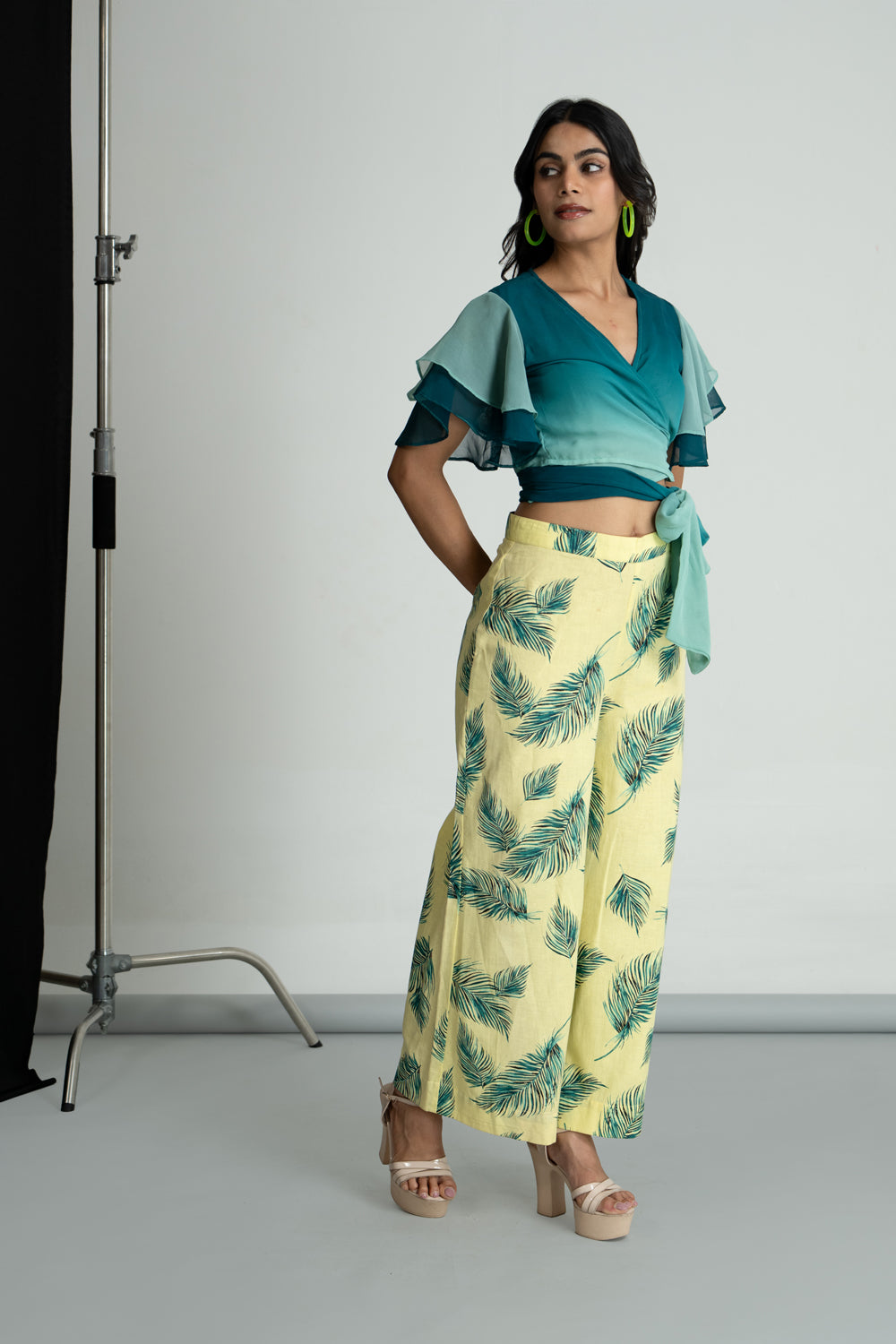 Ombre and Printed Clothing Set