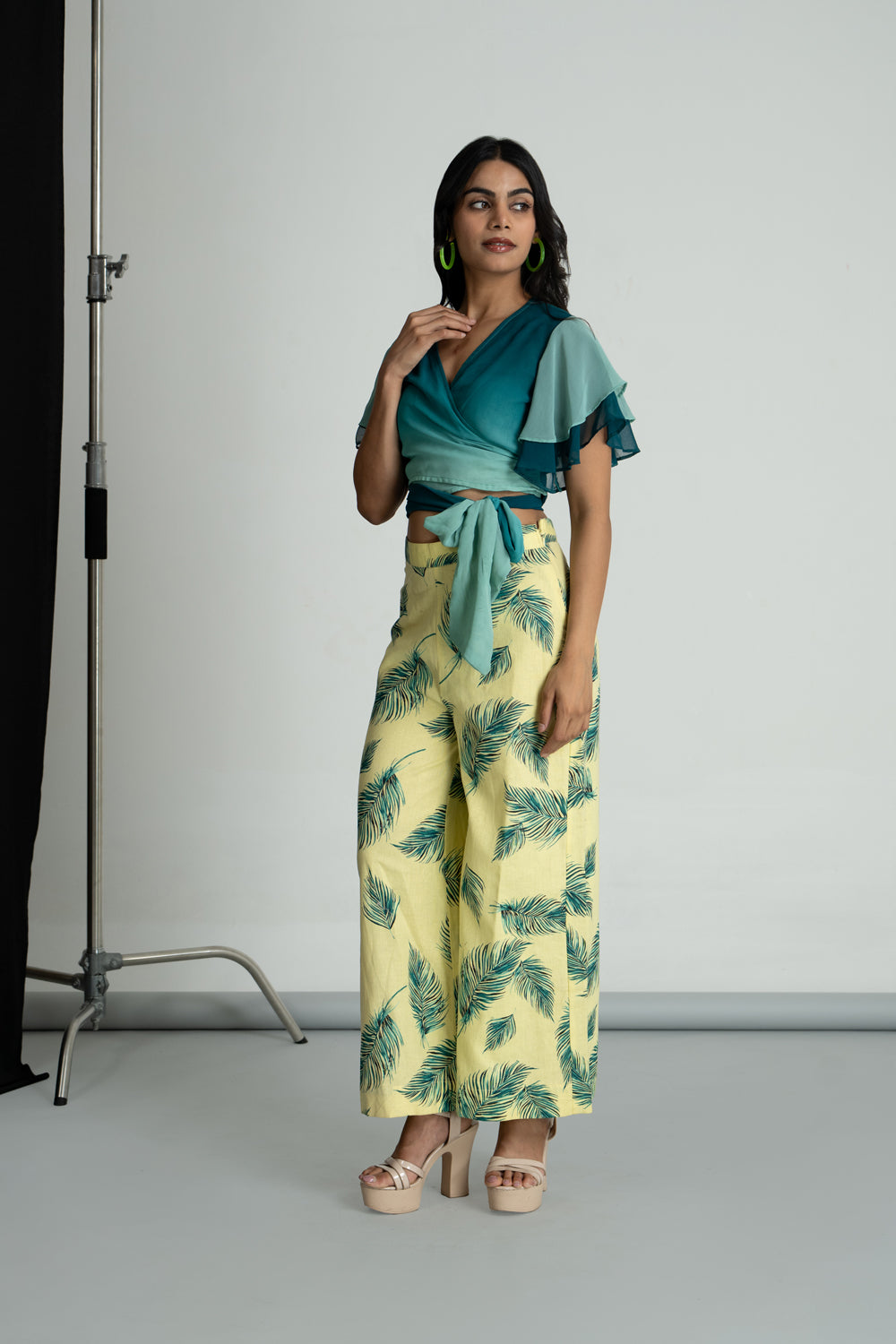 Ombre and Printed Clothing Set