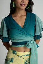 Ombre and Printed Clothing Set