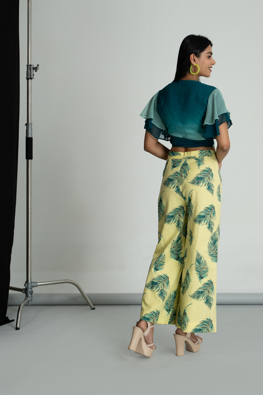 Ombre and Printed Clothing Set