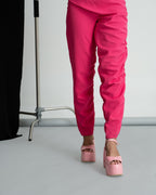 Hot Pink semi formal jumpsuit