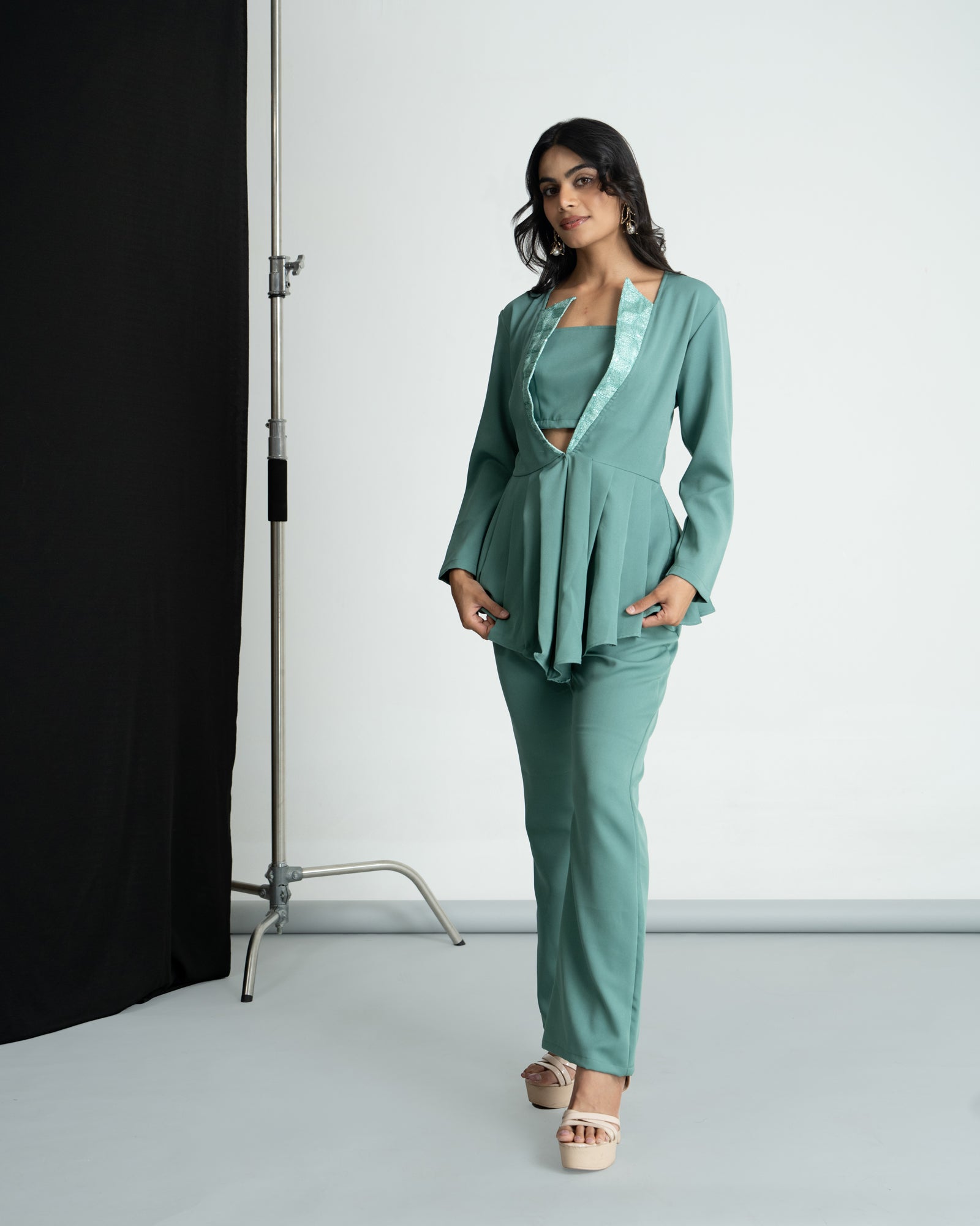 Mint Green semi formal co-ord set