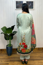 Pastel Green Pakistani suit Set