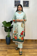 Pastel Green Pakistani suit Set