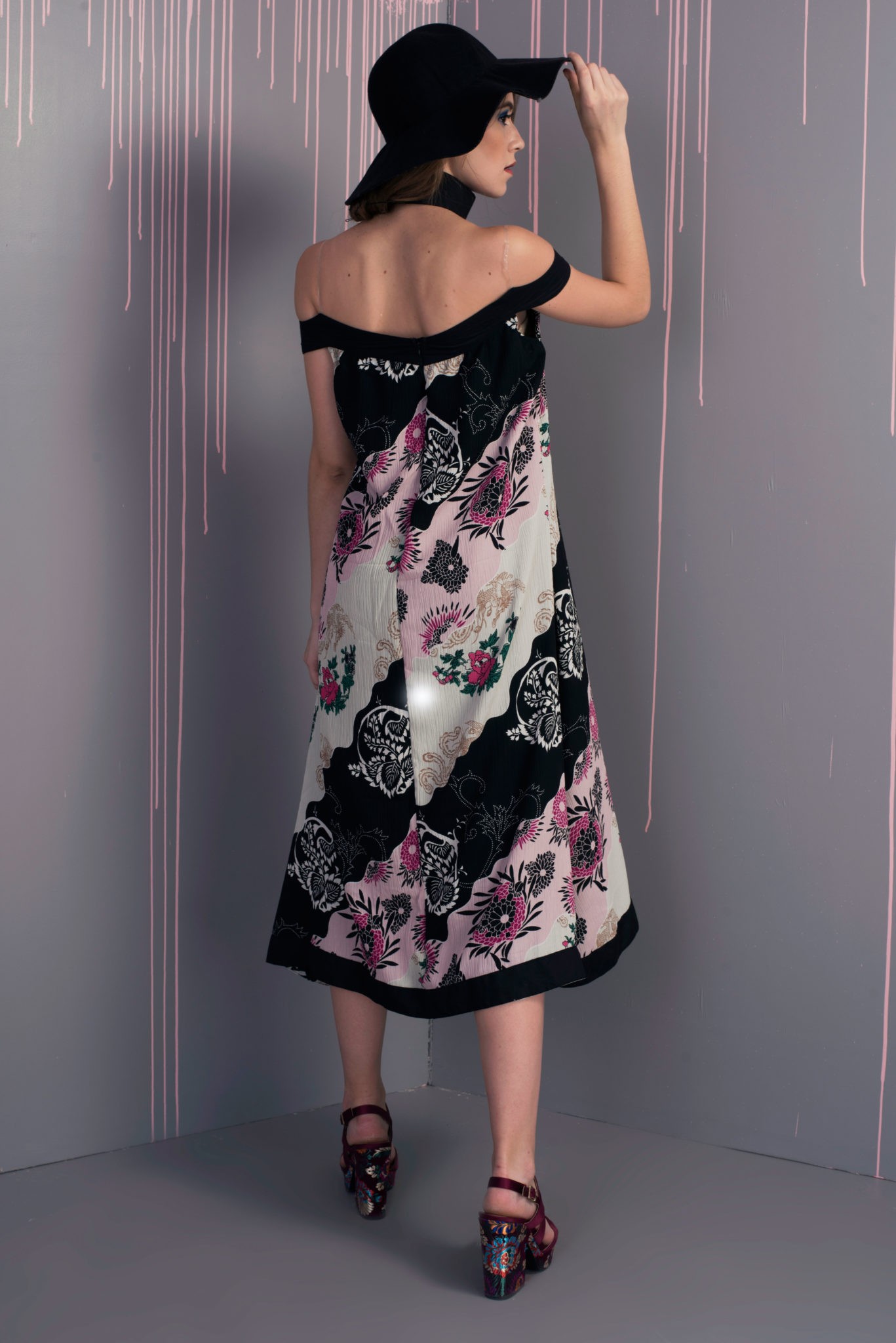 Floral Flared Dress