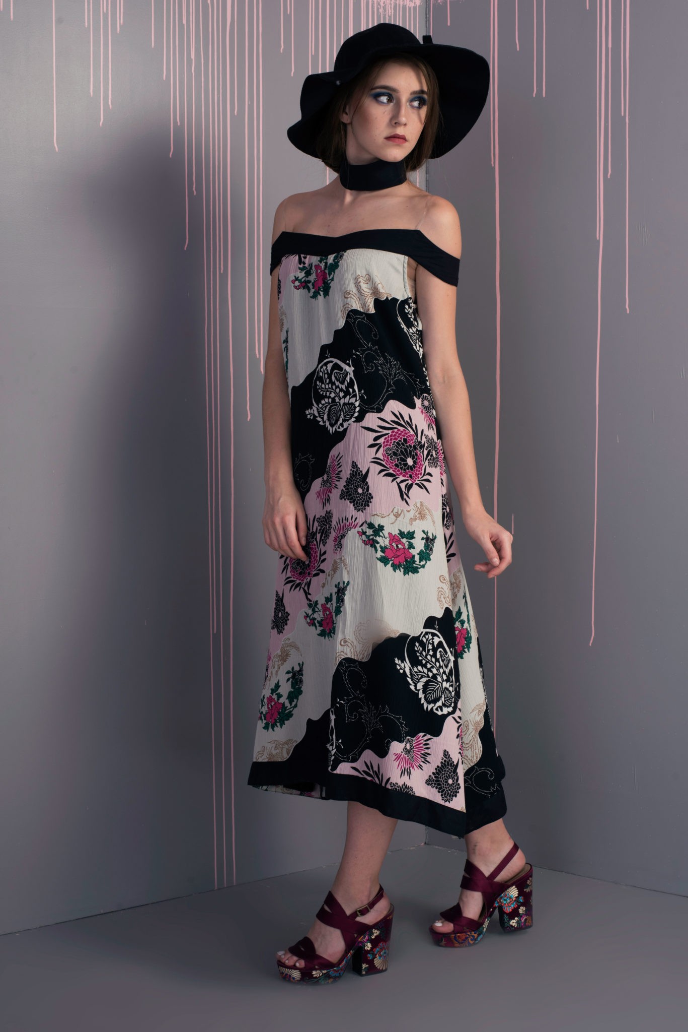 Floral Flared Dress