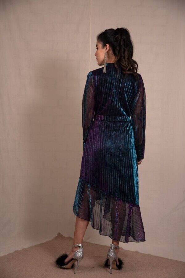 Blue Shimmer Dress