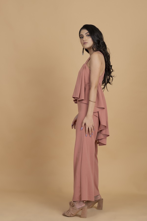 Cross-back Jumpsuit