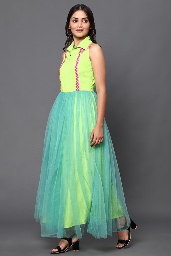 Lime Green Maxi Dress