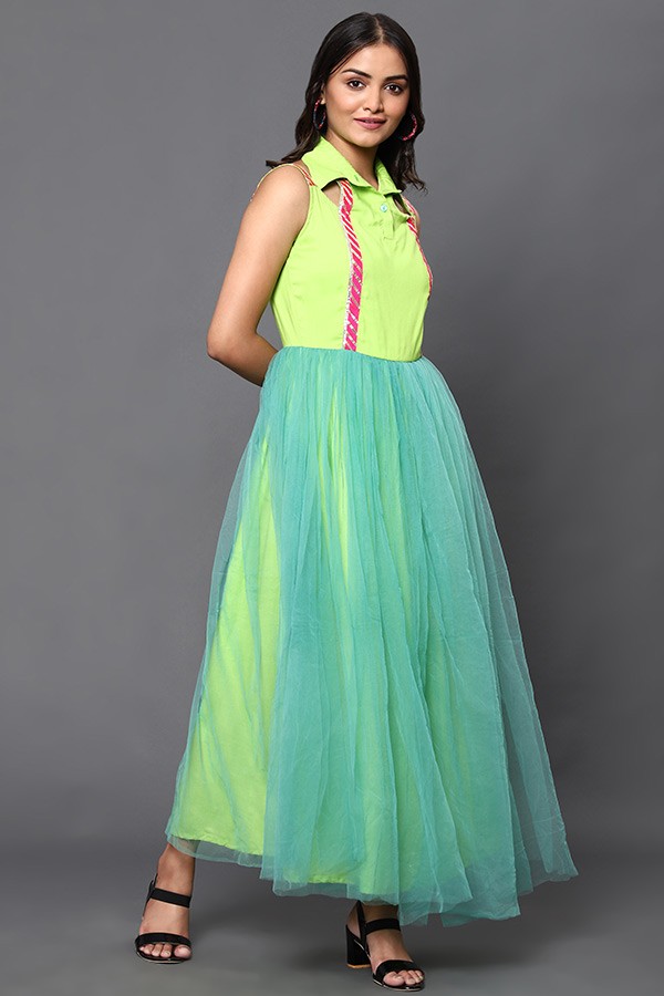 Lime Green Maxi Dress