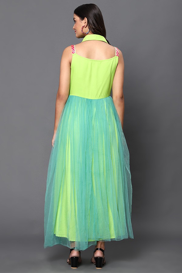 Lime Green Maxi Dress