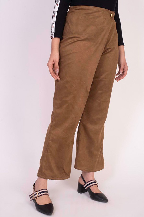 Brown Suede pant