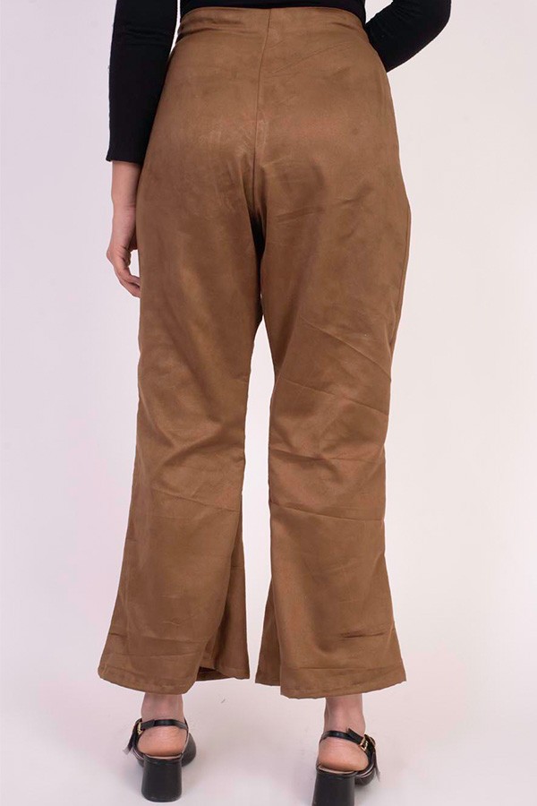 Brown Suede pant