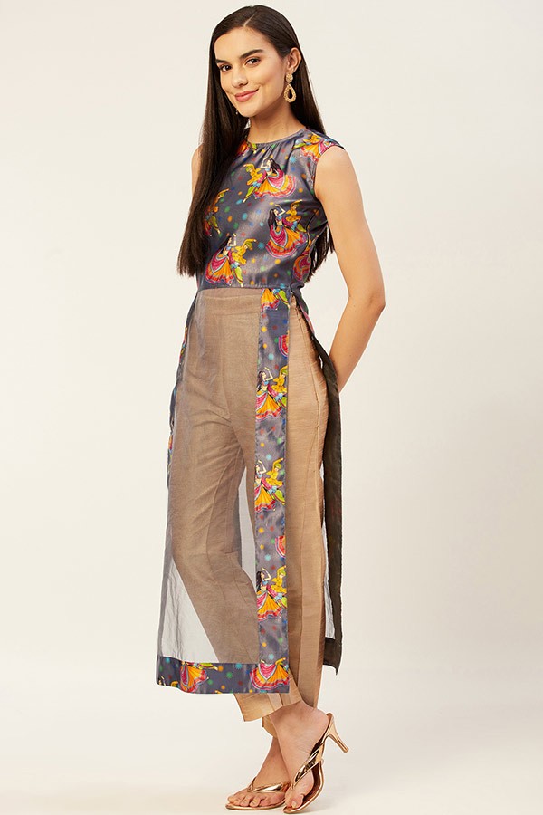 Dancing Lady Printed Kurta