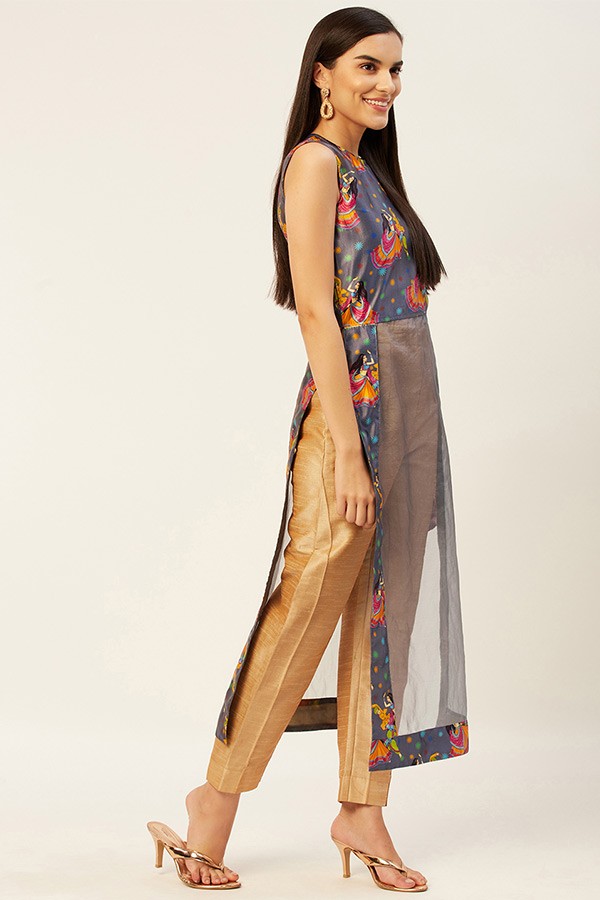 Dancing Lady Printed Kurta