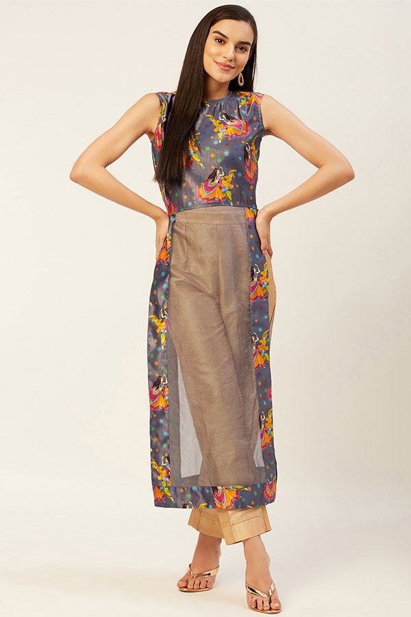 Dancing Lady Printed Kurta