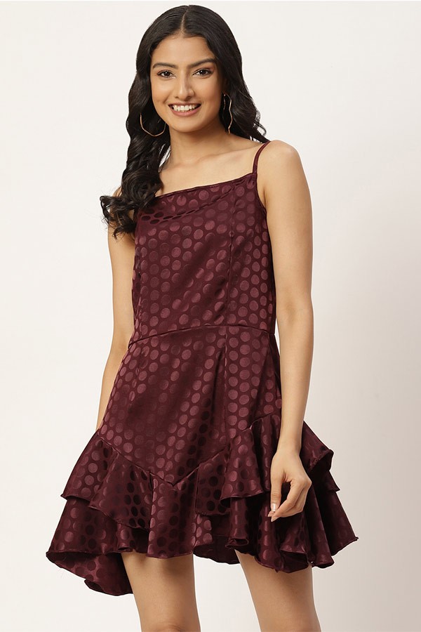 Polka Dots A-Line Dress