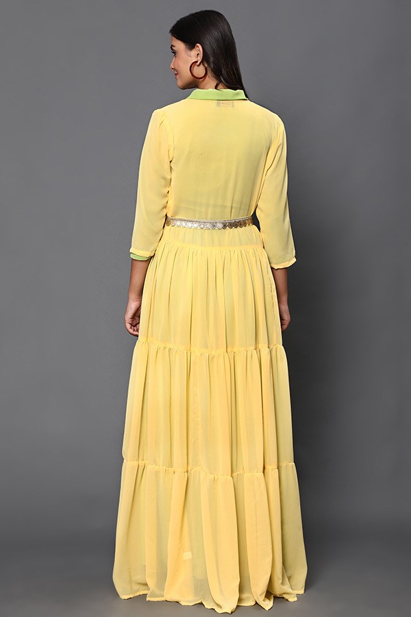 Colourblocked Maxi Dress