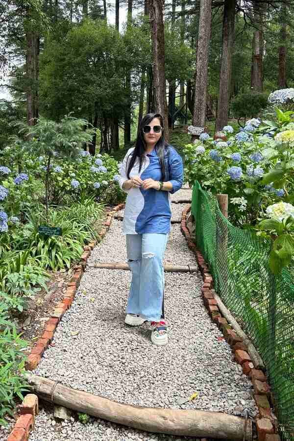 White and Blue Denim Shirt